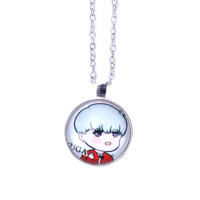 

Kpop BTS Bangtan Boys Necklace Hot Gift Steel Necklace