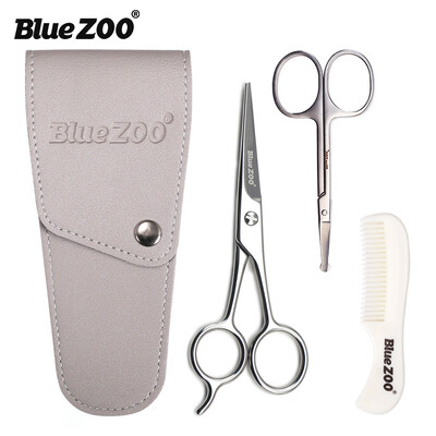 

〖Follure〗3 PCS Professional Beard Tool with Comb for Men Mustache Beard Repair Set