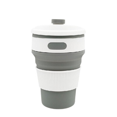 

Silicone Coffee Cup Outdoor Portable Travelling Cup Folding Retractable Water Cup
