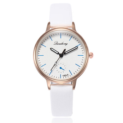 

Womens casual belt watch simple scale quartz watch