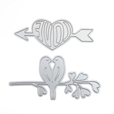 

2pcs Metal Cutting Die Stencil DIY Scrapbooking Album Embossing Craft Tool