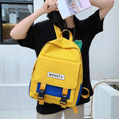 

Wu Li Gu Feels Backpack Girl Student Ins Wind Backpack Travel Girl Backpack Korean version High School Chao Baidu