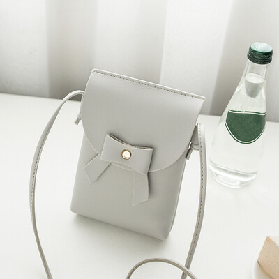 

Tailored Fashion Women Bow Crossbody Bag Shoulder Bag Messenger Bag Phone Coin Bag Black