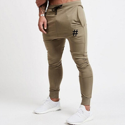

SUNSIOM Mens Gym Slim Fit Trousers Tracksuit Bottoms Skinny Joggers Sweat Track Pants