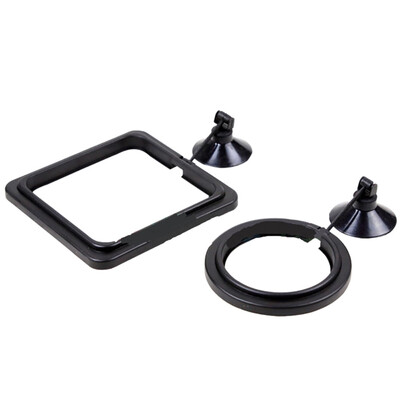 

Siaonvr 2PCS Feeding Ring Aquarium Fish Tank Station Floating Food Tary Feeder SquareCircle