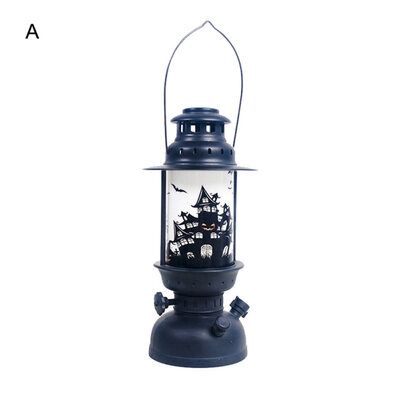 

Handheld Pumpkin Witch Haunted House LED Lantern Light Lamp Halloween Decor