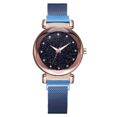 

Women Watches Magnetic Buckle WristwatchStarry Sky Quartz Mesh Belt Minimalism Relojes Para Mujer Bayan Kol Saati Clock