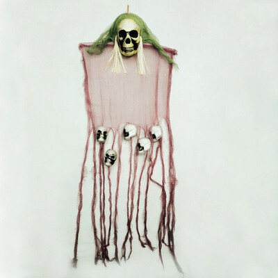 

Halloween Hanging Hanging Skull Head Ghost Haunted House Escape Horror Halloween Decorations Skull Hanging