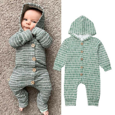 

Newborn Toddler Baby Boys Girl Cotton Romper Bodysuit Playsuit Clothes Outfits
