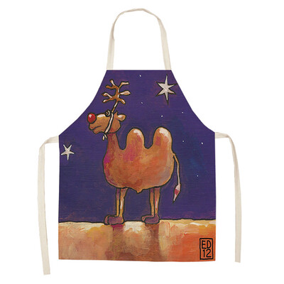 

Tailored Christmas Decoration Cotton&Linen Apron Kitchen Aprons Dinner Party A