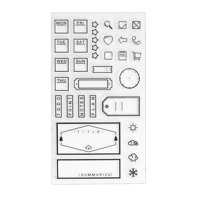 

DIY Stamp Transparent Clear Silicone Seals Scrapbooking Album Decor Gift