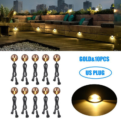 

LEDs Step Light Landscape Yard Lamp Warm White Waterproof IP65 Stair Light for Outdoor Indoor