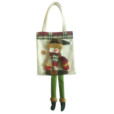 

Tailored Christmas Printing Drawstring Beam Port Storage Bag Travel Bag Gift Bag Two Feet
