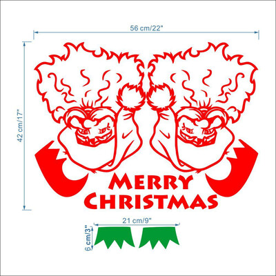 

〖Follure〗Merry Christmas Background Wall Decoration Removable Wall Stickers