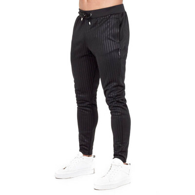 

SUNSIOM Men Gym Slim Fit Trousers Tracksuit Bottoms Striped Skinny Joggers Sweat Pant