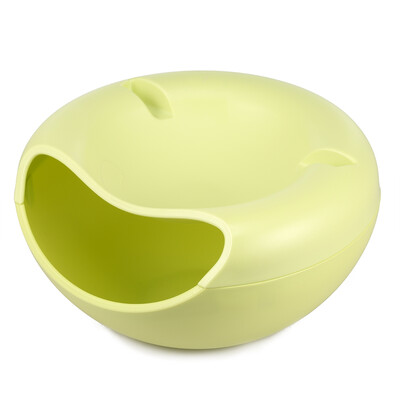 

Creative Double-deck Snack Food Storage Box Melon Seeds Container