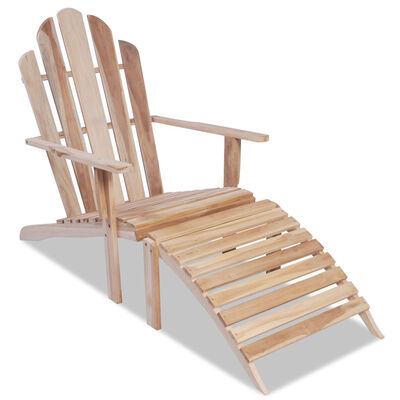 

Adirondack Chair Solid Teak Wood