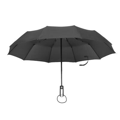 

Wind Resistant Folding Automatic Umbrella Rain Windproof 10 Ribs Parasol