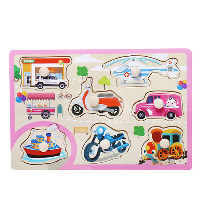 

Gotoamei Childrens Puzzle Grasp Board Puzzle Birthday Boy Girl Educational Toy