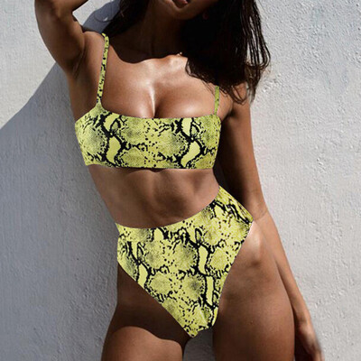 

Roseonmyhand Women Bandeau Bandage Bikini Set Push-Up Brazilian Swimwear Beachwear Swimsuit