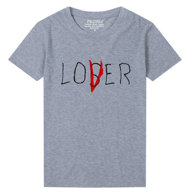 

Lover Loser T-shirt Printed Letters Women 100 Cotton Short Sleeve Tshirts Funny Summer Trendy Novelty Style Tops Tees