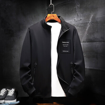 

Toponeto Mens Casual Fashion Pure Color Pocket Jacket Zipper Outwear Coat Tops