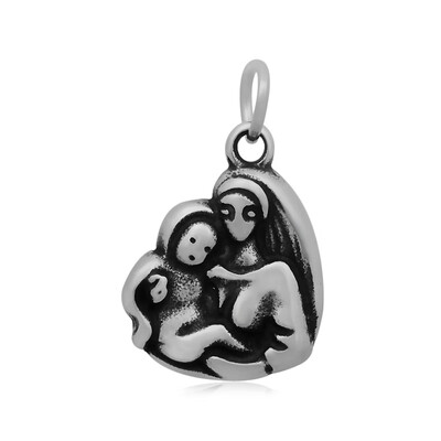 

Virgin Mary 316 Stainless Steel Pendants Antique Silver 27x17mm Hole 6mm