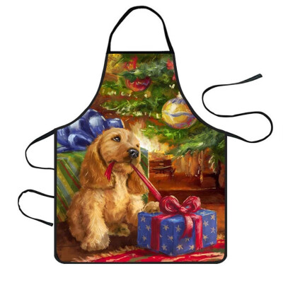 

Siaonvr Christmas Decoration Waterproof Apron Kitchen Aprons Dinner Party Apron