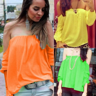 

Fashion New Sexy Women Fashion Summer Vest Top Off-Shoulder Blouse Casual Tank Tops T-Shirt