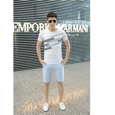 

Short Sleeve T-Shirt Boys Half Sleeve Tops Trend Slim Summer Student Half Sleeve Shirt Menswear