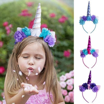 

Decorative Unicorn Horn Head Party Hair Headband Fancy Dress Cosplay