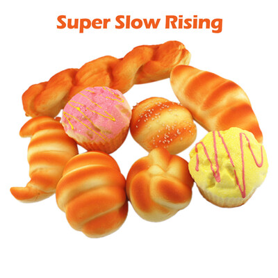 

Siaonvr 8pcs Simulated Bread Set Scented Slow Rising Kids Gift Fun Stress Relief Toy