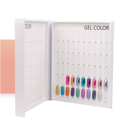 

Toponeto 120 Color Nail Polish Color Card Manicure Display Board Nail Polish Show Book