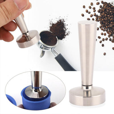 

Greensen Practical Stainless Steel Coffee Tamper Espresso Powder Flat Press Hammer