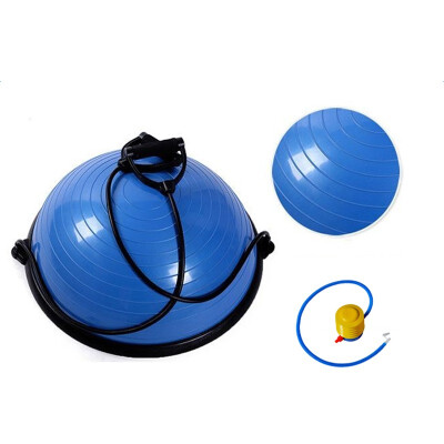 

Ktaxon 23" Half Exercise Ball Yoga Balance Hemisphere with Elastic Strings&Air Pump for Gym Office Home for Fitness