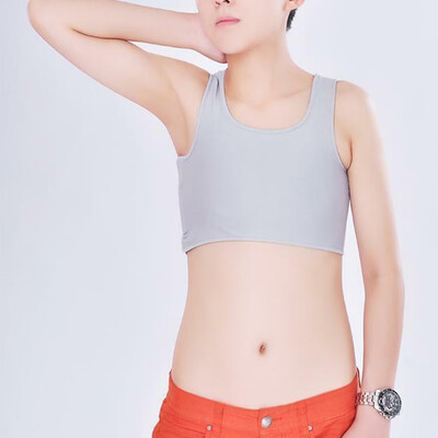 

Short Chest Breast Binder Lesbian Trans Tomboy Shaper Cosplay Vest Tank Top