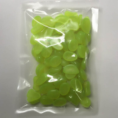 

Luminous Pebbles Glow Stone Decoration Multicolor Fish Tank Landscaping Garden Fluorescent Stone