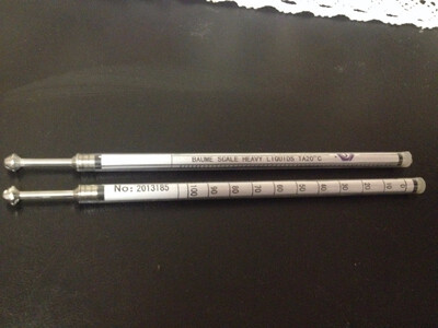 

Baume meter 0-100 Baume degree hydrometer stainless steel Baume Tester meter casting