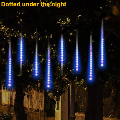 

〖Follure〗1Pc Party LED Lights Meteor Shower Rain Snowfall Xmas Tree Garden Outdoor BU