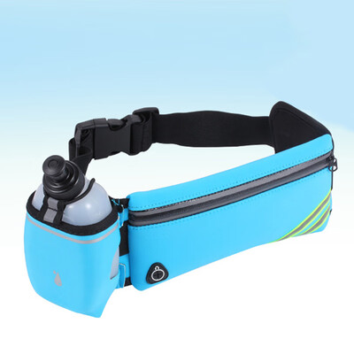 

Sports Running Waist Bag Gym Fitness Hiking Belt Pouch 2 Water Bottle Fanny Pack