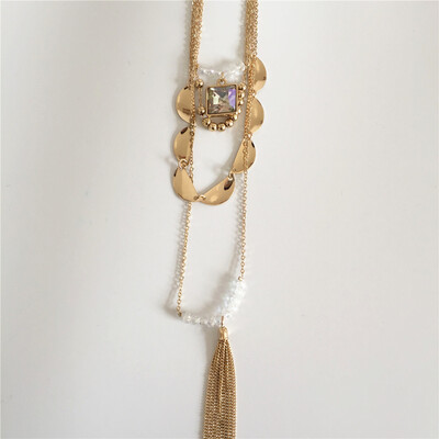 

DOUBLE LAYERED NECKLACE SET