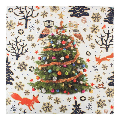 

CHILDRENS GANGChristmas pattern baby cotton blanket bath towel 120×120 16386