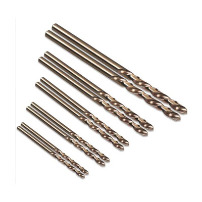 

10pcs Drill HSS M35 Drill Bit Shank 1mm15mm2mm25mm3mm For Stainless Steel
