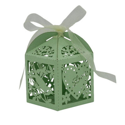 

Tailored 25pc Laser Cut Hollow Out Candy Box Blue