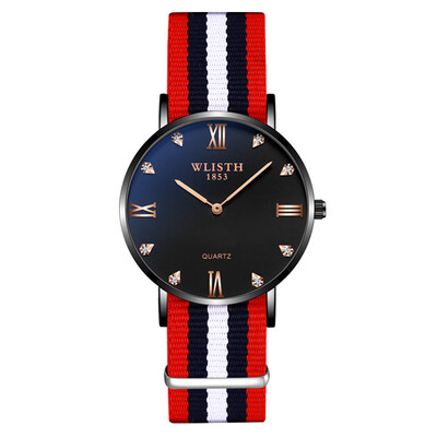 

Mens IPS plating watch thin student mens watch waterproof quartz watch