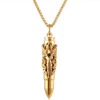 

Bullet Pendant Design Titanium Urn Necklace Ashes Cremation Memorial Jewelry