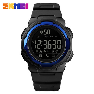 

SKMEI Sports Smart Watch Men Calorie Pedometer Bluetooth Watches Remote Camera Waterproof Fashion Wristwatches Clock 1440