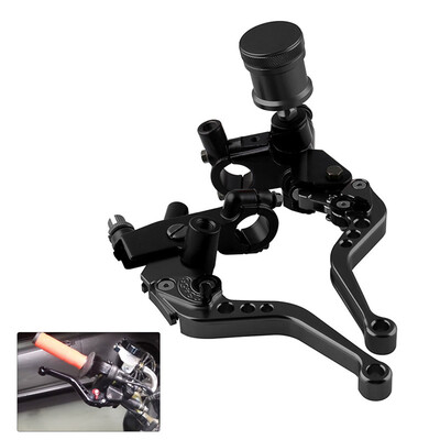 

Black Adjustable 78 Motorcycle Handlebar Brake Clutch Master Cylinder Lever