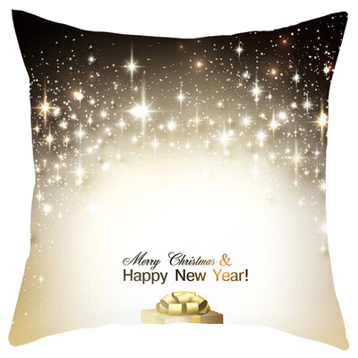 

Siaonvr Merry Christmas Short Plush Pillowcase Sofa Pad Set Home Decoration 18x18 Inch
