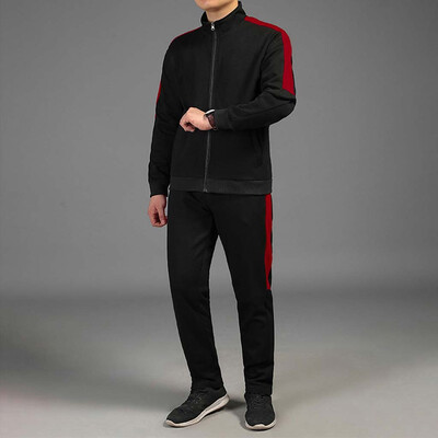 

Toponeto Men New Fashion Casual Slim Fit Sweatshirt Tracksuit Sport Patchwork Sets